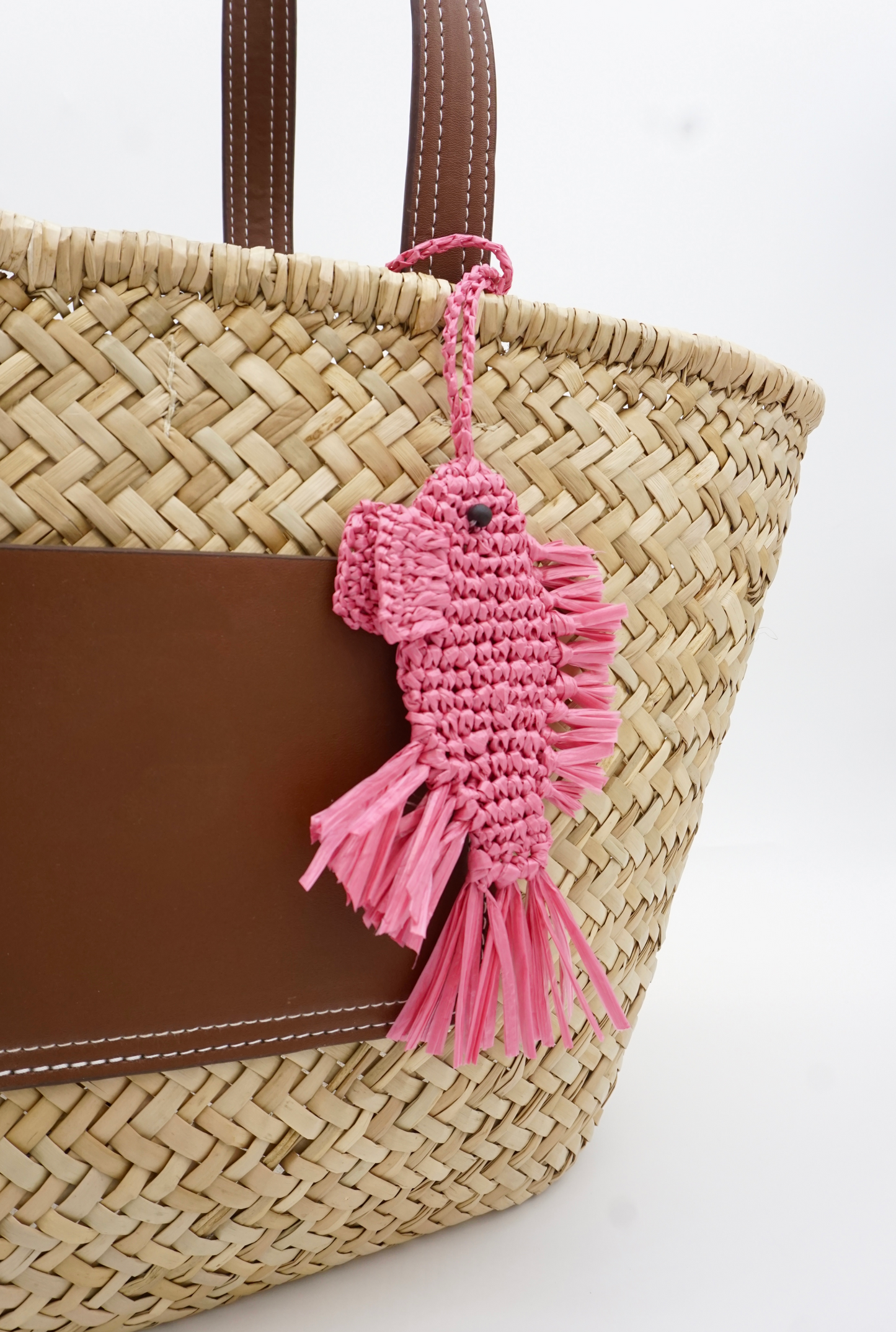 Handmade Pink Koi Purse Charm
