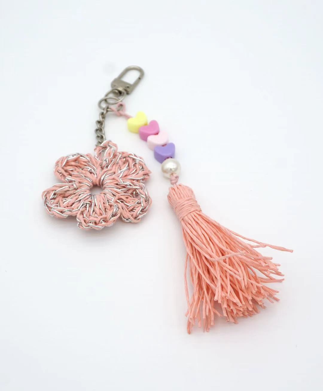 Handmade Sakura Bag Charm, Keychain, Purse Accessories