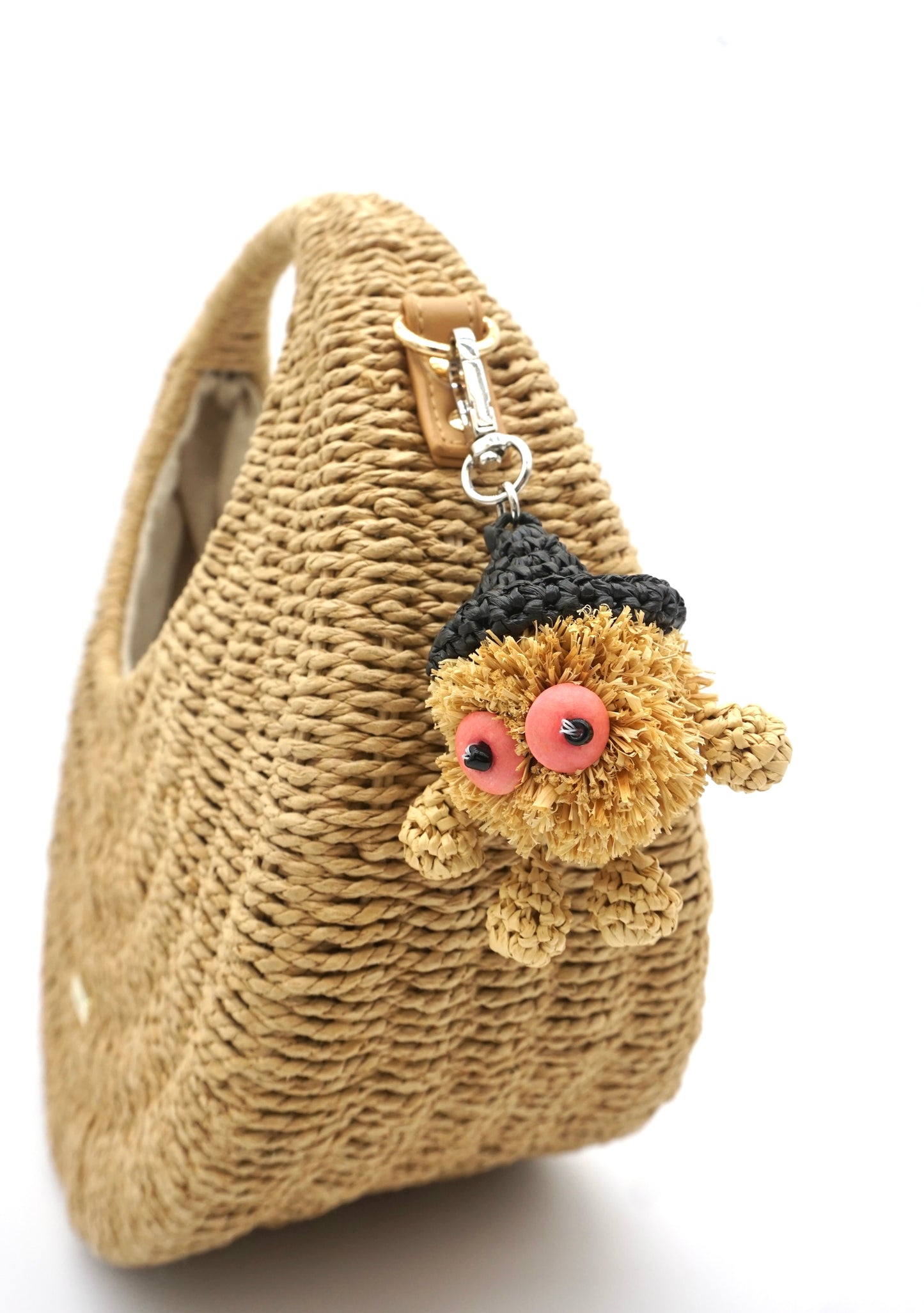 Cute Big-Eye Mini Monster Knitted Pendant