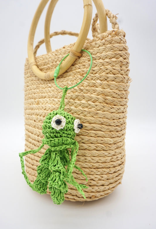 Mossy Tentacle Pal Bag Charm Bag Charm Keychain