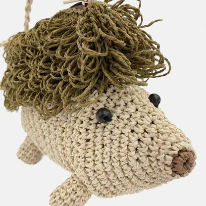 Handmade Hedgehog Crossbody Bag