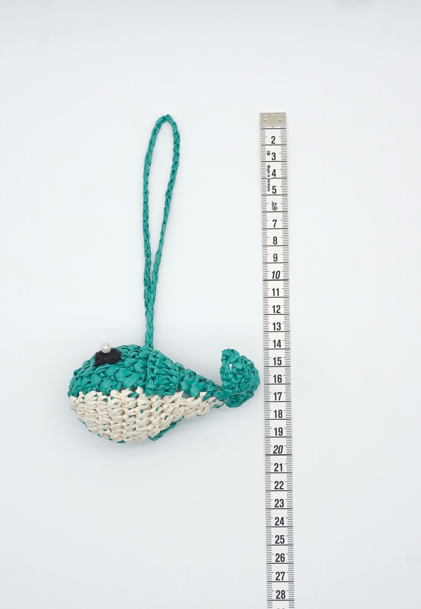 Cute Turquoise Whale Bag Charm