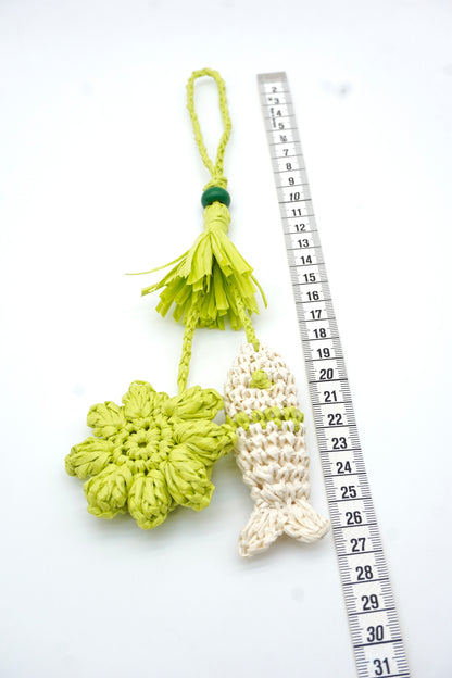 Fresh Green Duo Woven Accessory