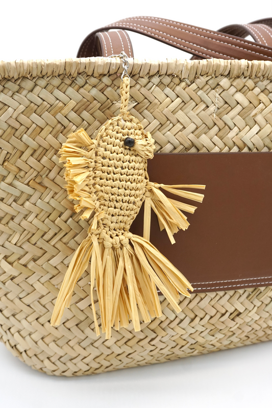 Coastal Tassel Fish Tote Pendant