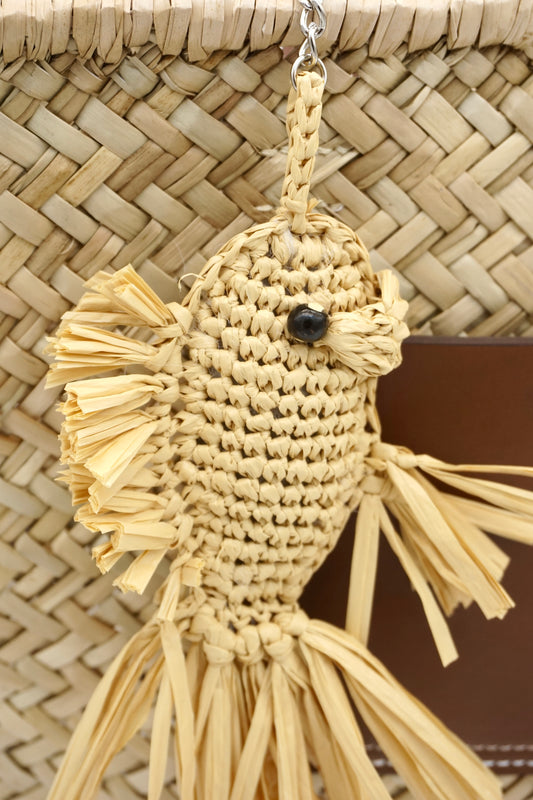 Coastal Tassel Fish Tote Pendant keychain