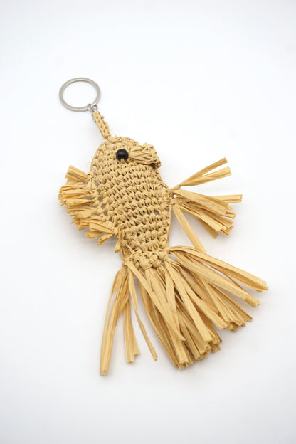 Coastal Tassel Fish Tote Pendant