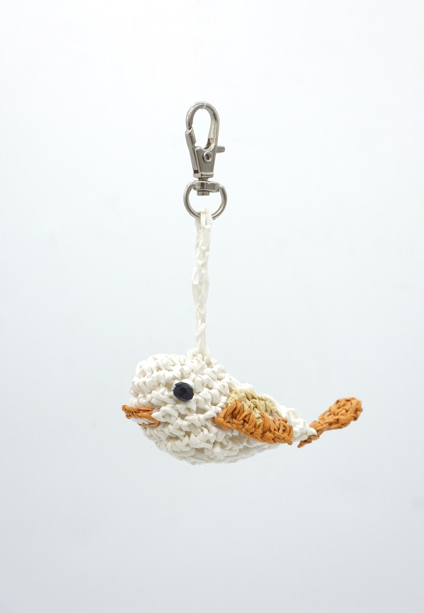 Paper Cord Sparrow Charm