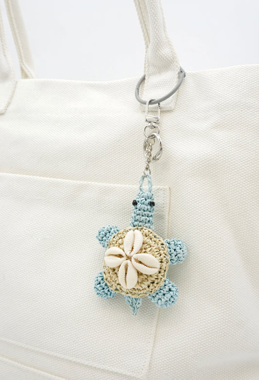 Shell turtle pendant keychain small decoration