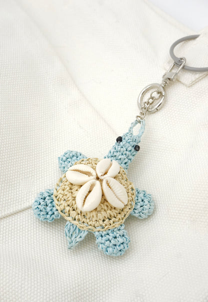 Shell turtle pendant keychain small decoration