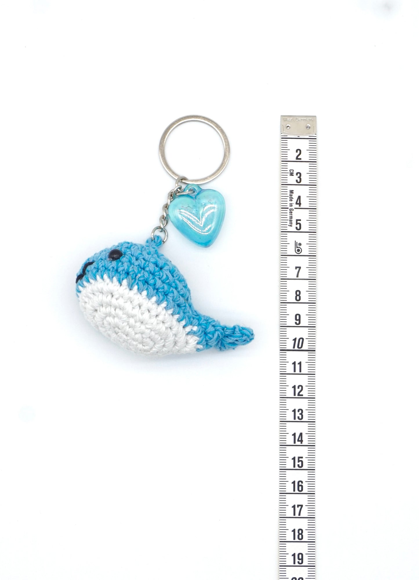 Love Dolphin Charm Keychain