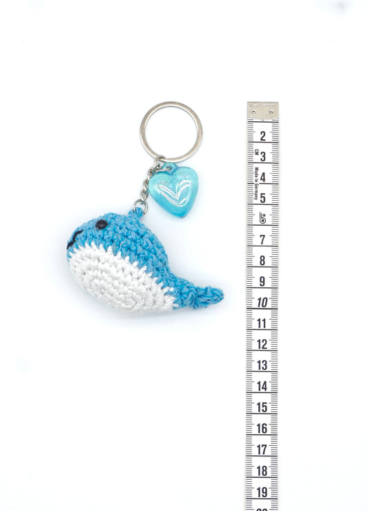 Love Dolphin Charm Keychain