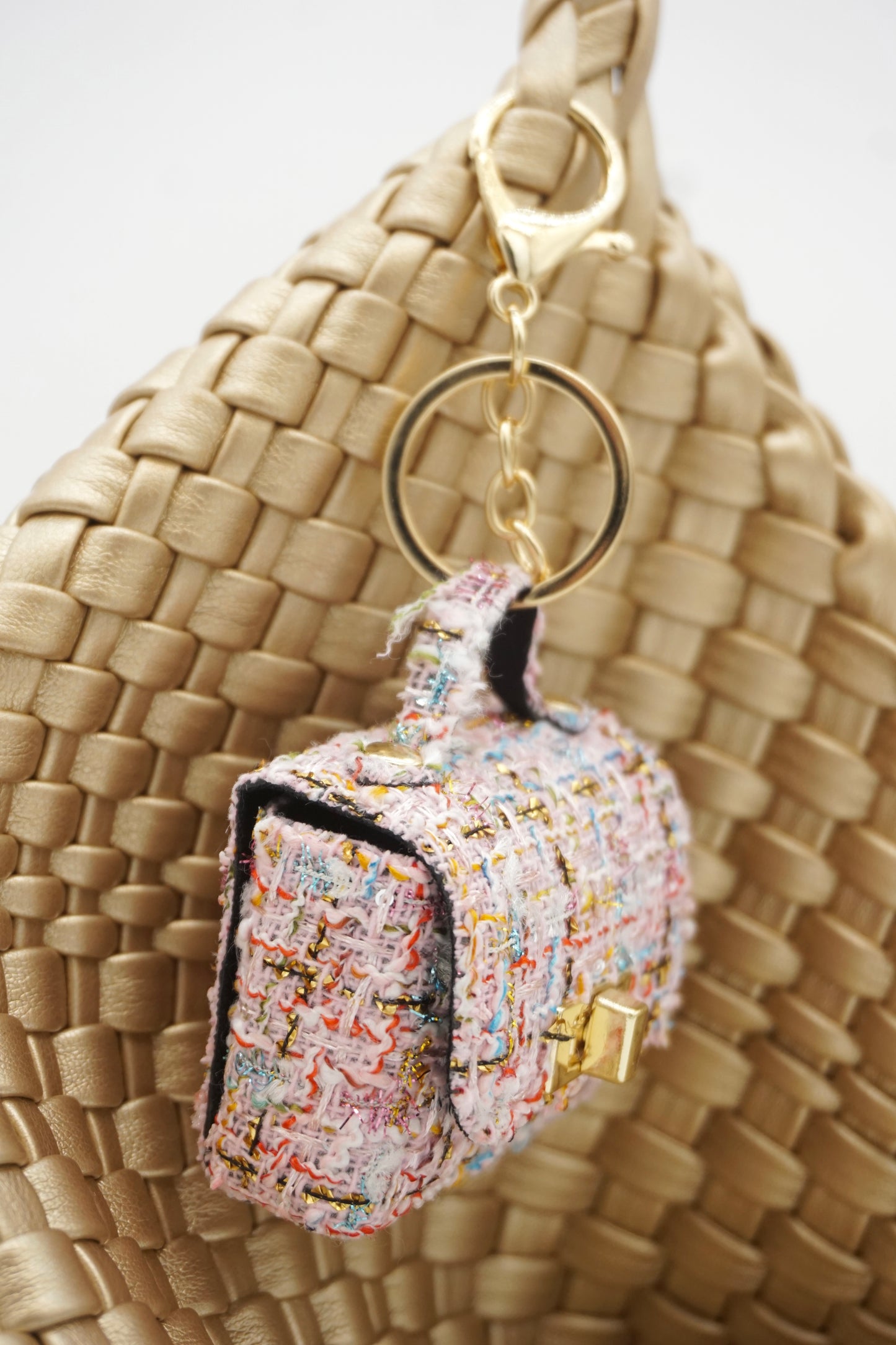 Mini handbag pendant, headphone bag, keychain pendant decorative item