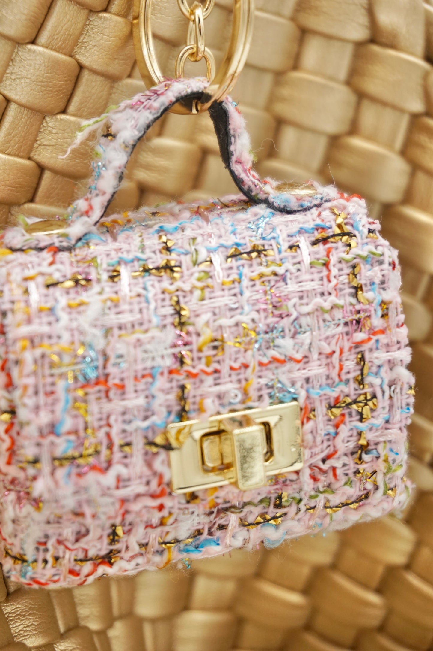 Mini handbag pendant, headphone bag, keychain pendant decorative item