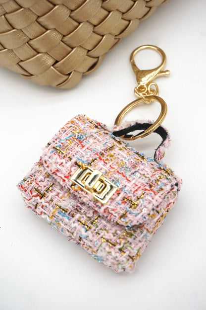 Mini handbag pendant, headphone bag, keychain pendant decorative item