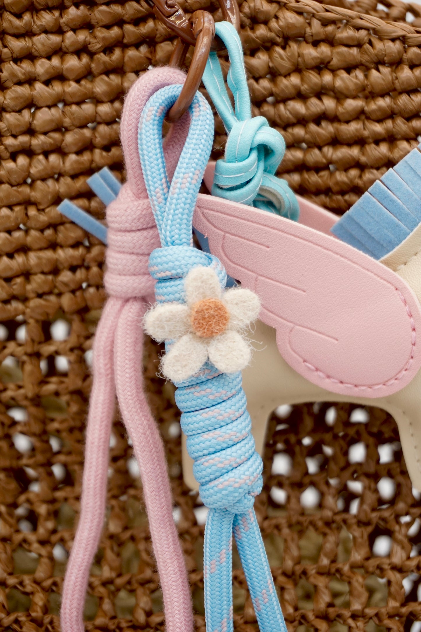 Pastel Angel Pony Bag Charm Bag Charm Keychain
