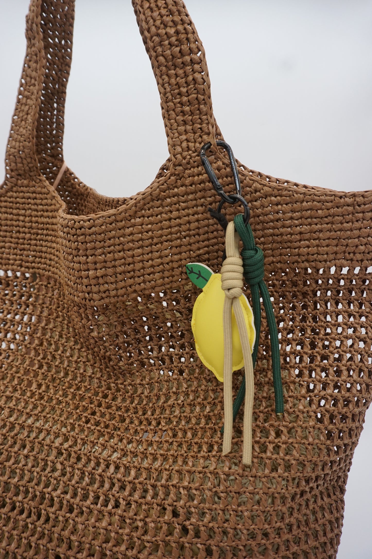 Lemon Bag Charm Clip - Dual Cord