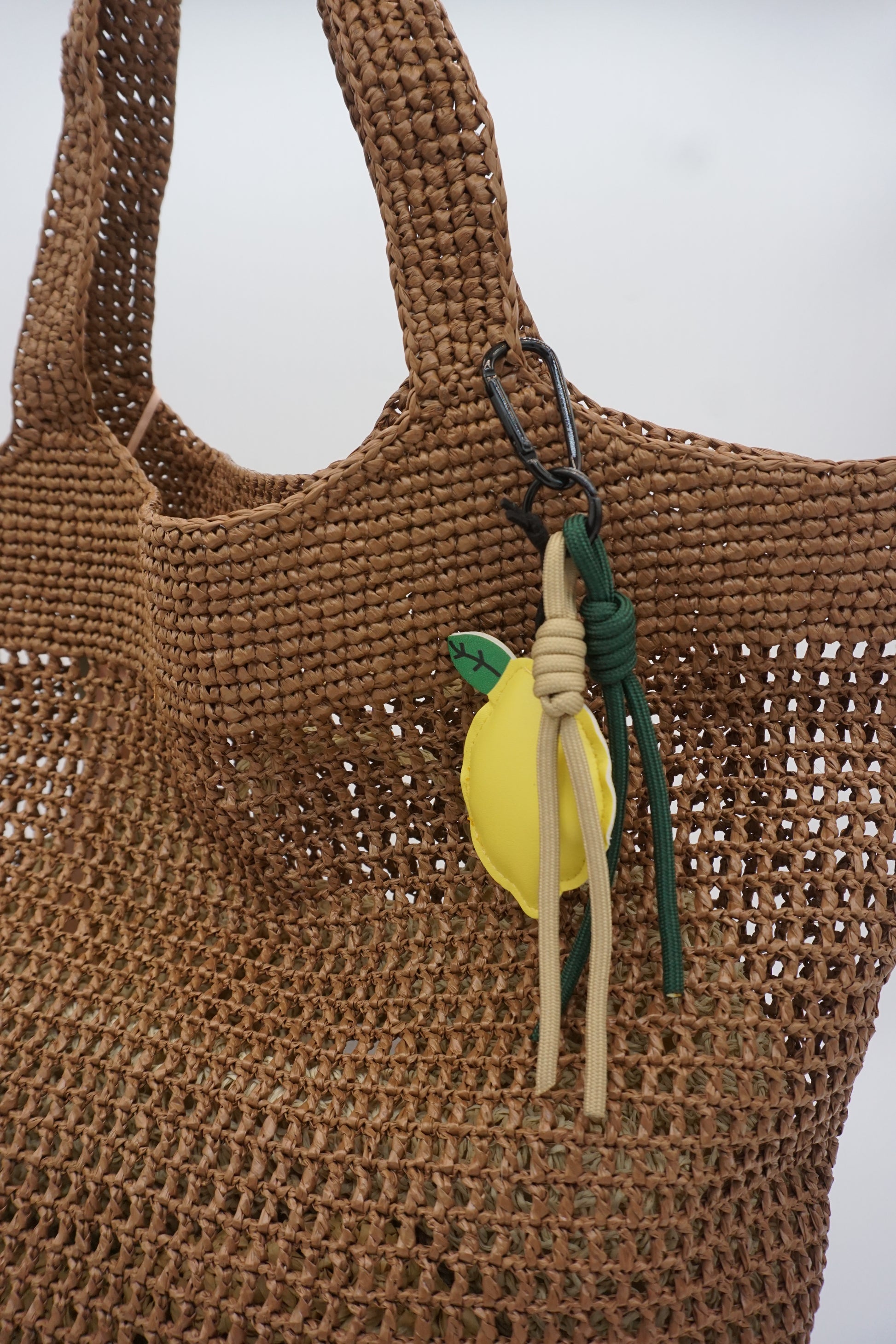 Lemon Bag Charm Clip - Dual Cord