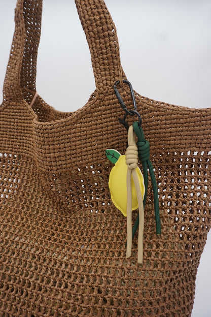 Lemon Bag Charm Clip - Dual Cord