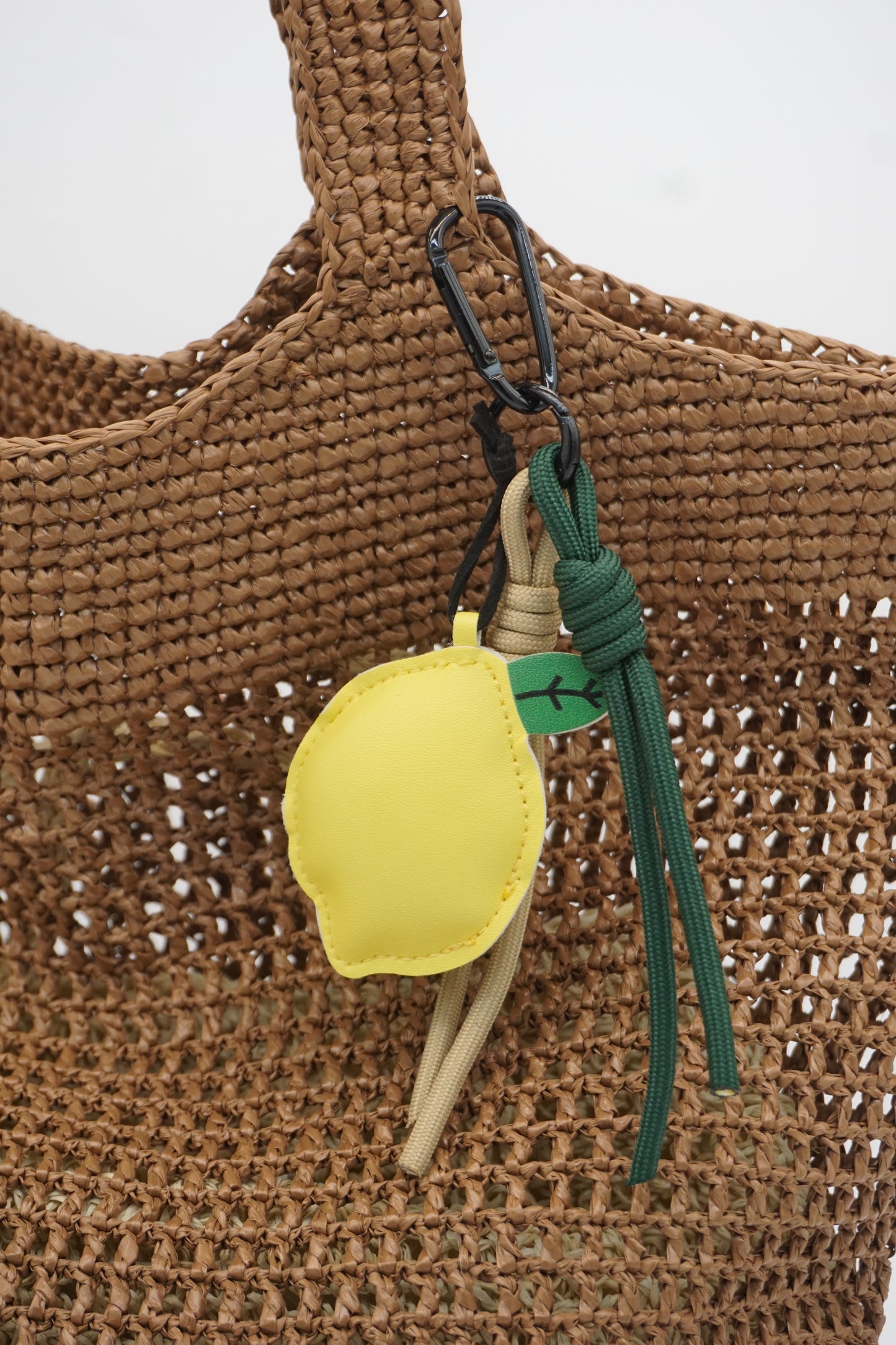 Lemon Bag Charm Clip - Dual Cord
