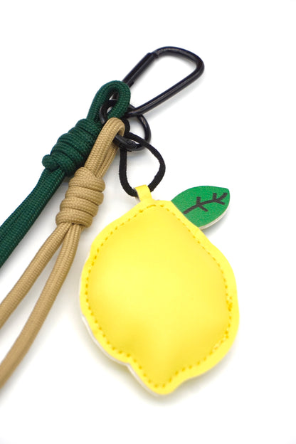 Lemon Bag Charm Clip - Dual Cord