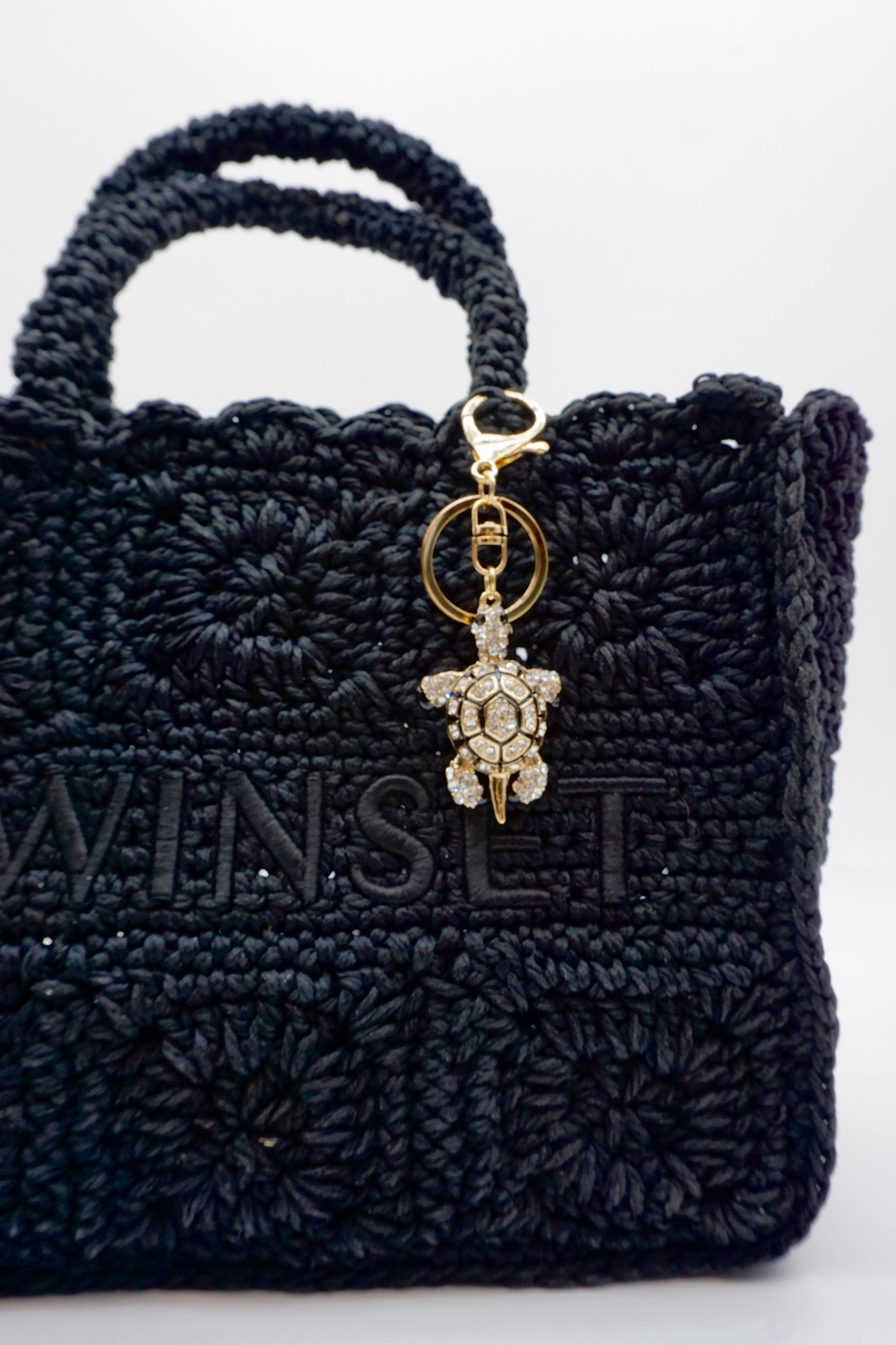 Crystal Turtle Charm keychain bagaccessories