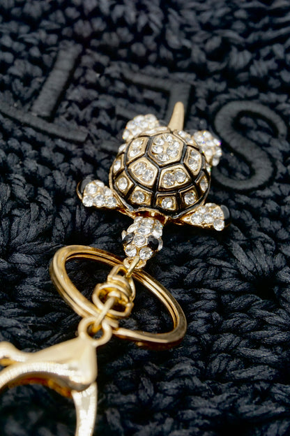 Crystal Turtle Charm keychain bagaccessories
