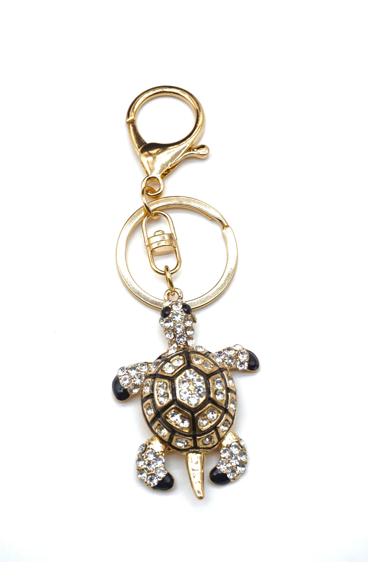 Crystal Turtle Charm keychain bagaccessories