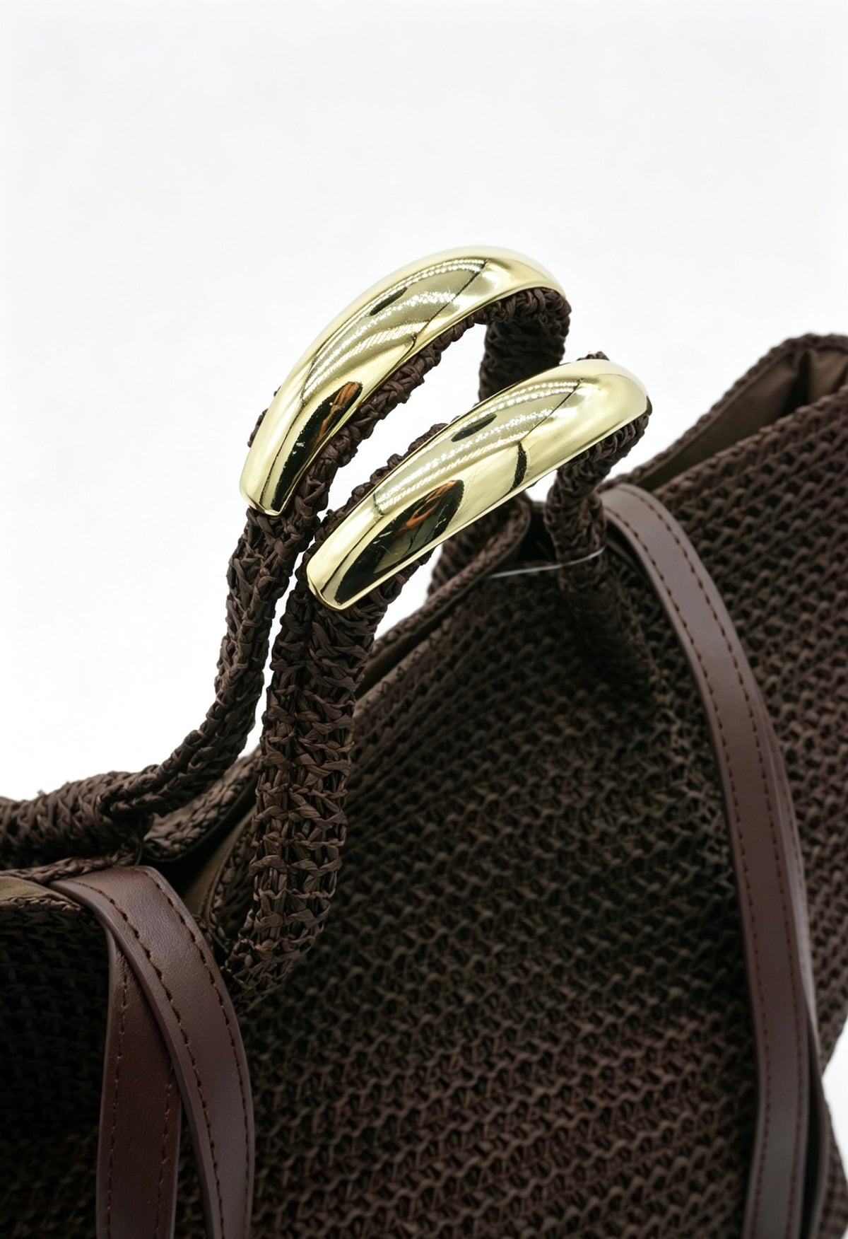 Handwoven Natural Raffia Straw Tote Bag, Large Summer Beach Market Shoulder Bag