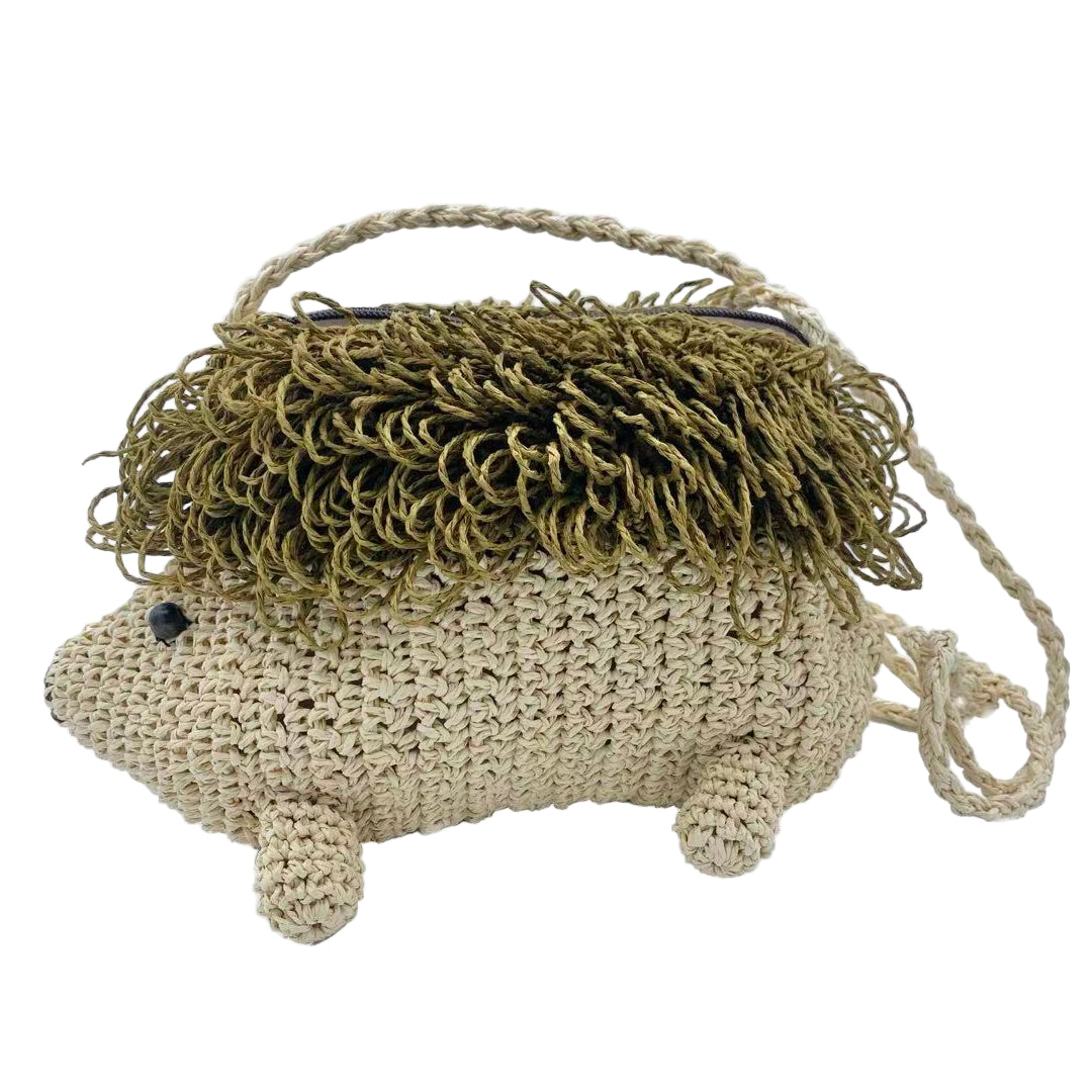 Handmade Hedgehog Crossbody Bag
