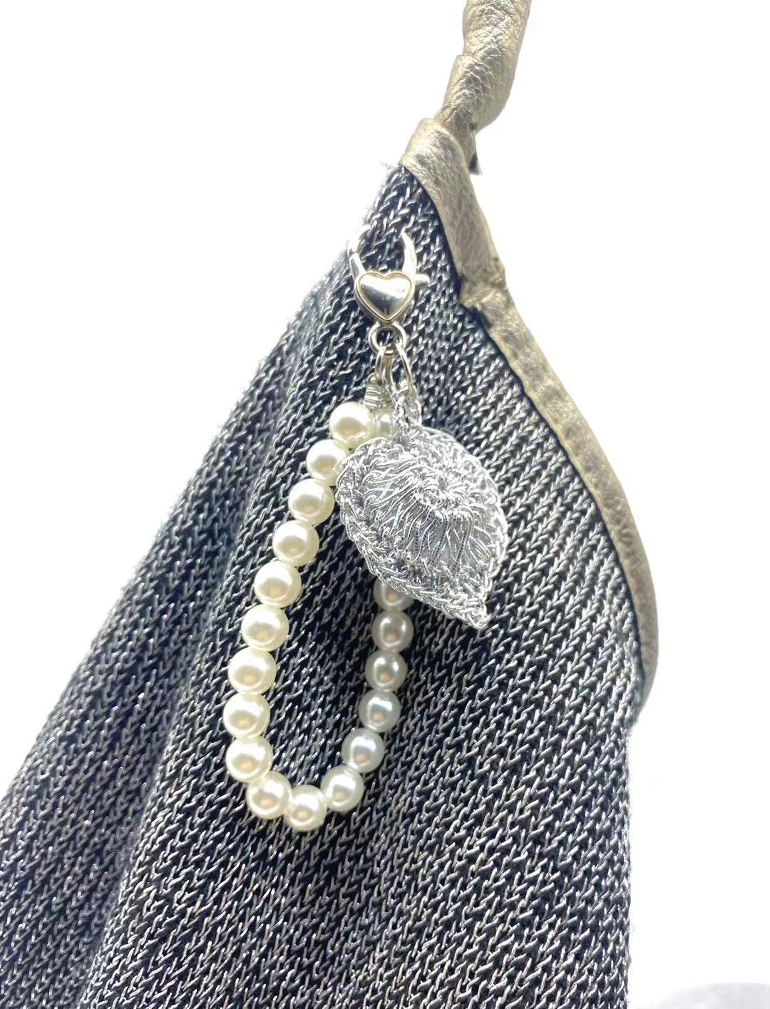 Handmade Leaf Bag Charm,Keychain, Purse Accessories