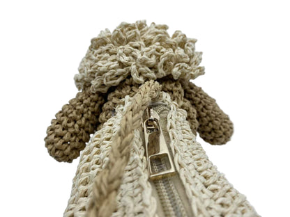 Handmade Sheep Crossbody Bag – Cute Woven Straw Animal Purse for Women & Kids