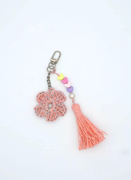 Handmade Sakura Bag Charm, Keychain, Purse Accessories