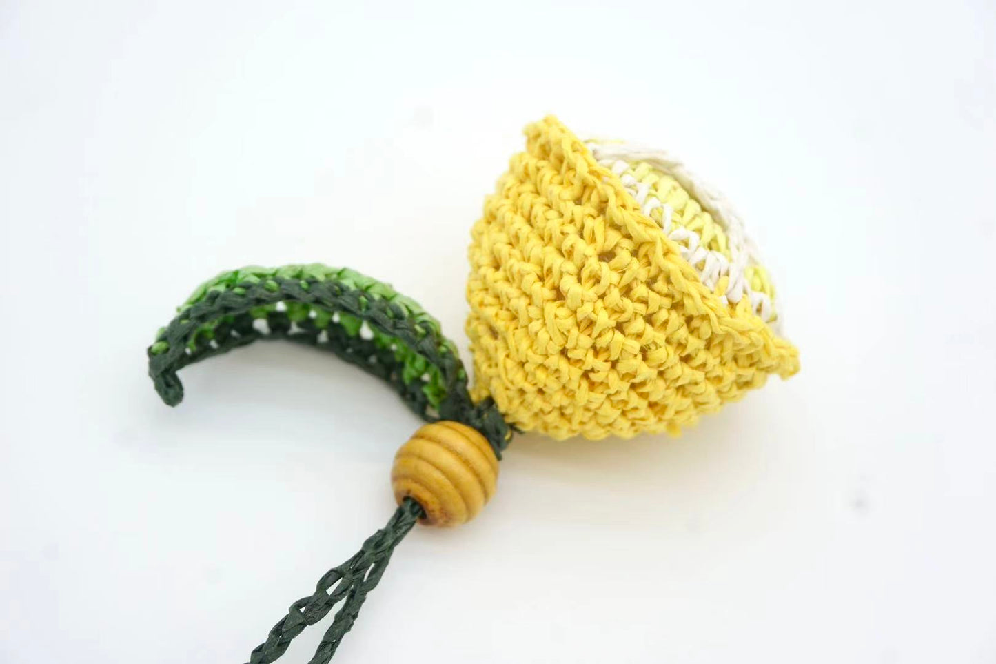 Hello Lemon! Hand-woven Bag Charm