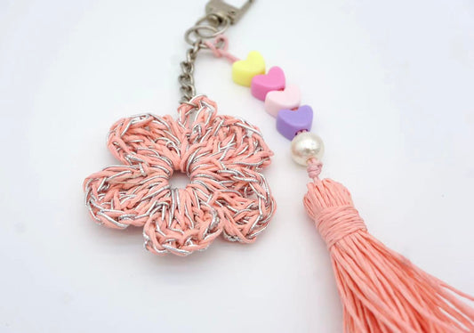Handmade Sakura Bag Charm, Keychain, Purse Accessories
