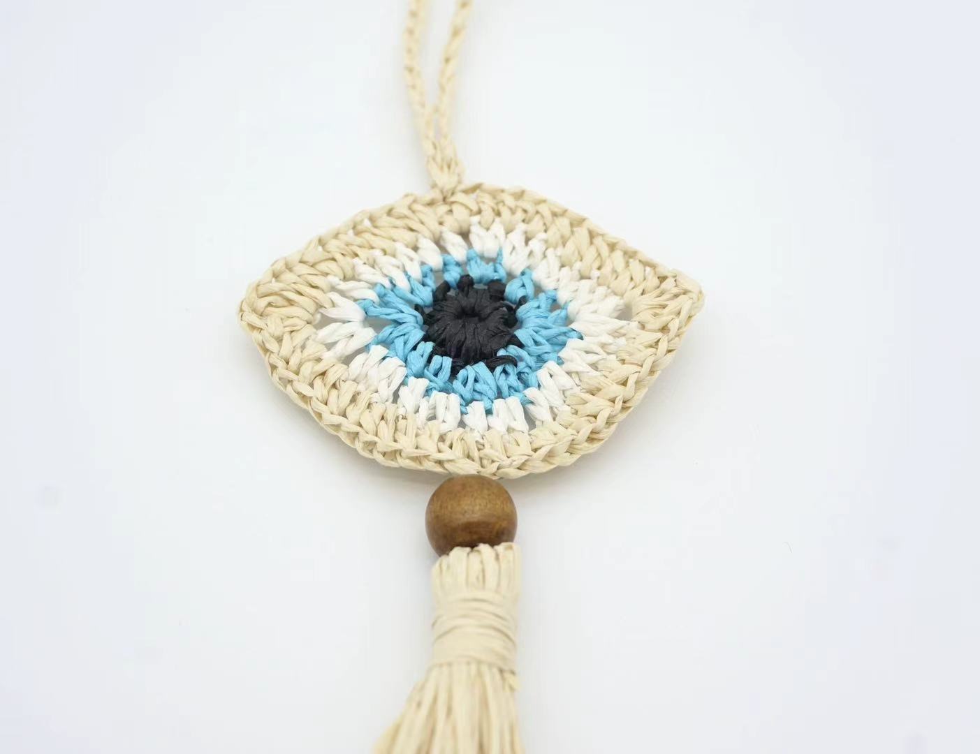 Handmade Evil Eye Tassel charm,Keychain, Purse Accessories