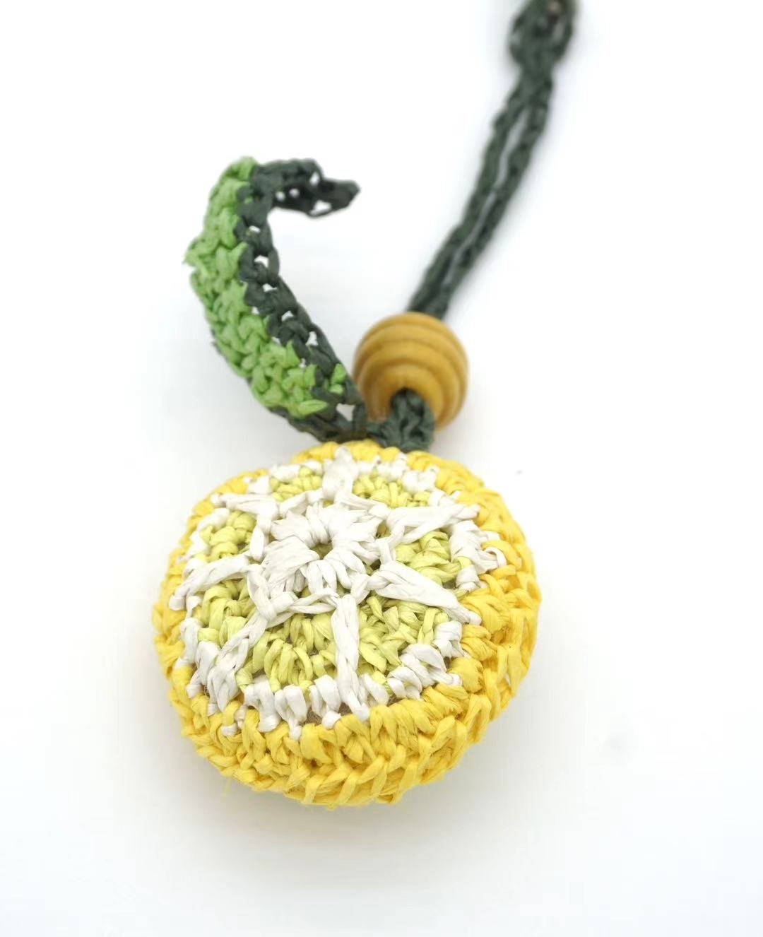 Hello Lemon! Hand-woven Bag Charm