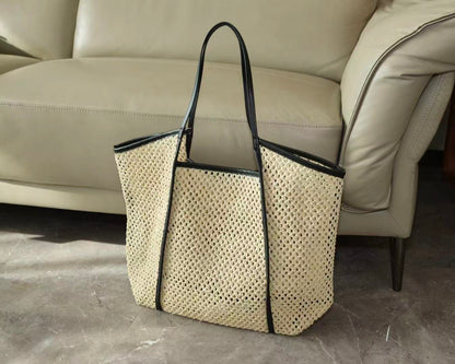 Mesh Weave Tote Bag