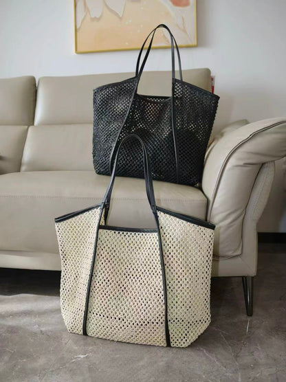 Mesh Weave Tote Bag