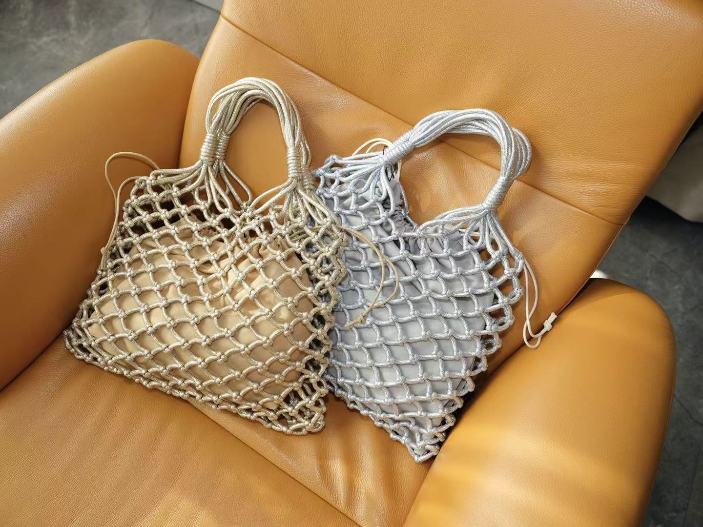 Lurex Mesh Tote