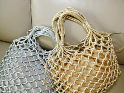 Lurex Mesh Tote