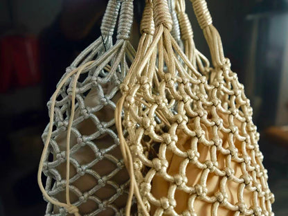 Lurex Mesh Tote