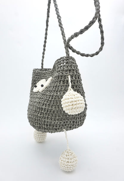 Paper Staring Pebble Crossbody Bag