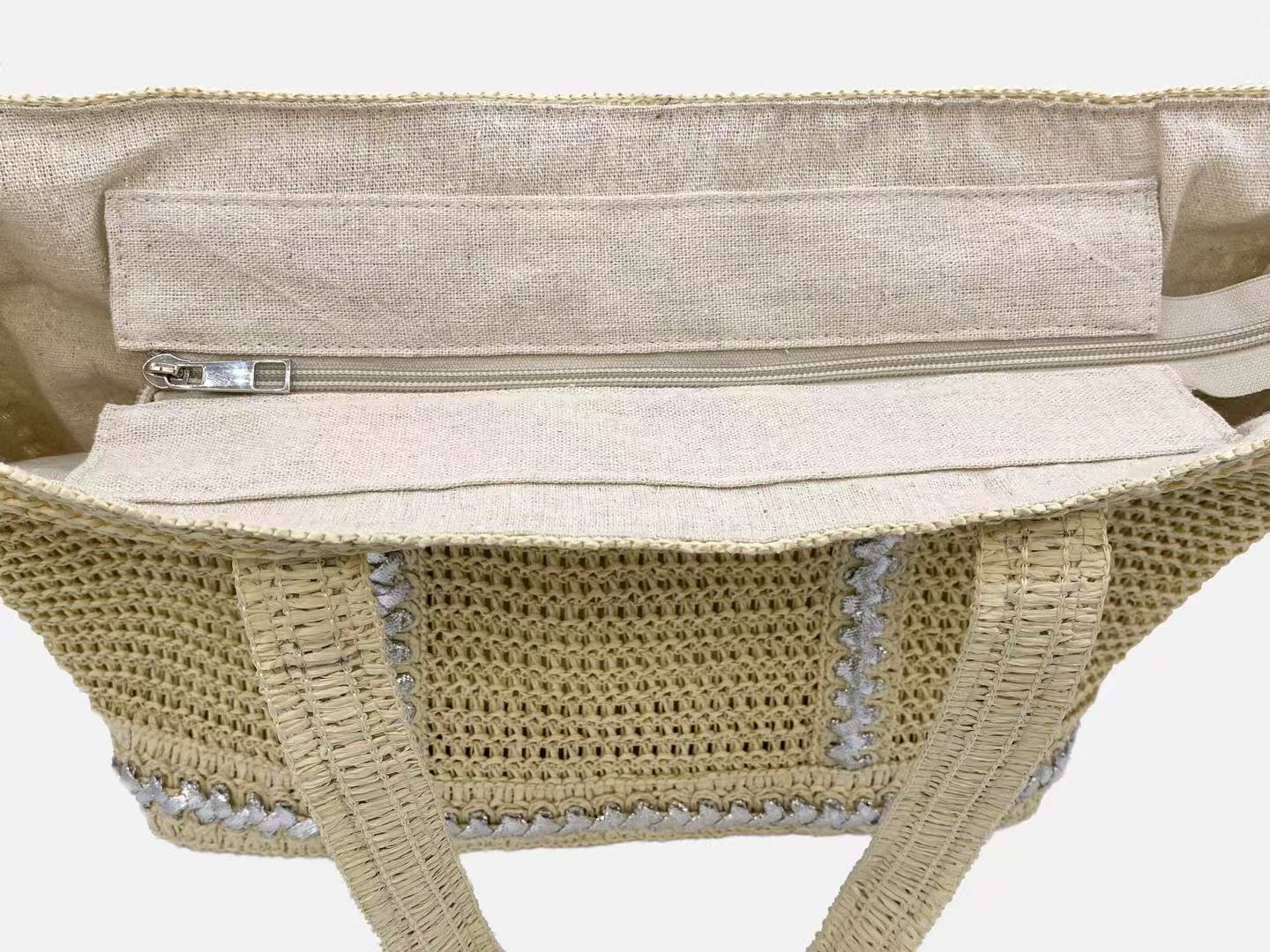 Starfish Sequin Paper Tote Bag Set