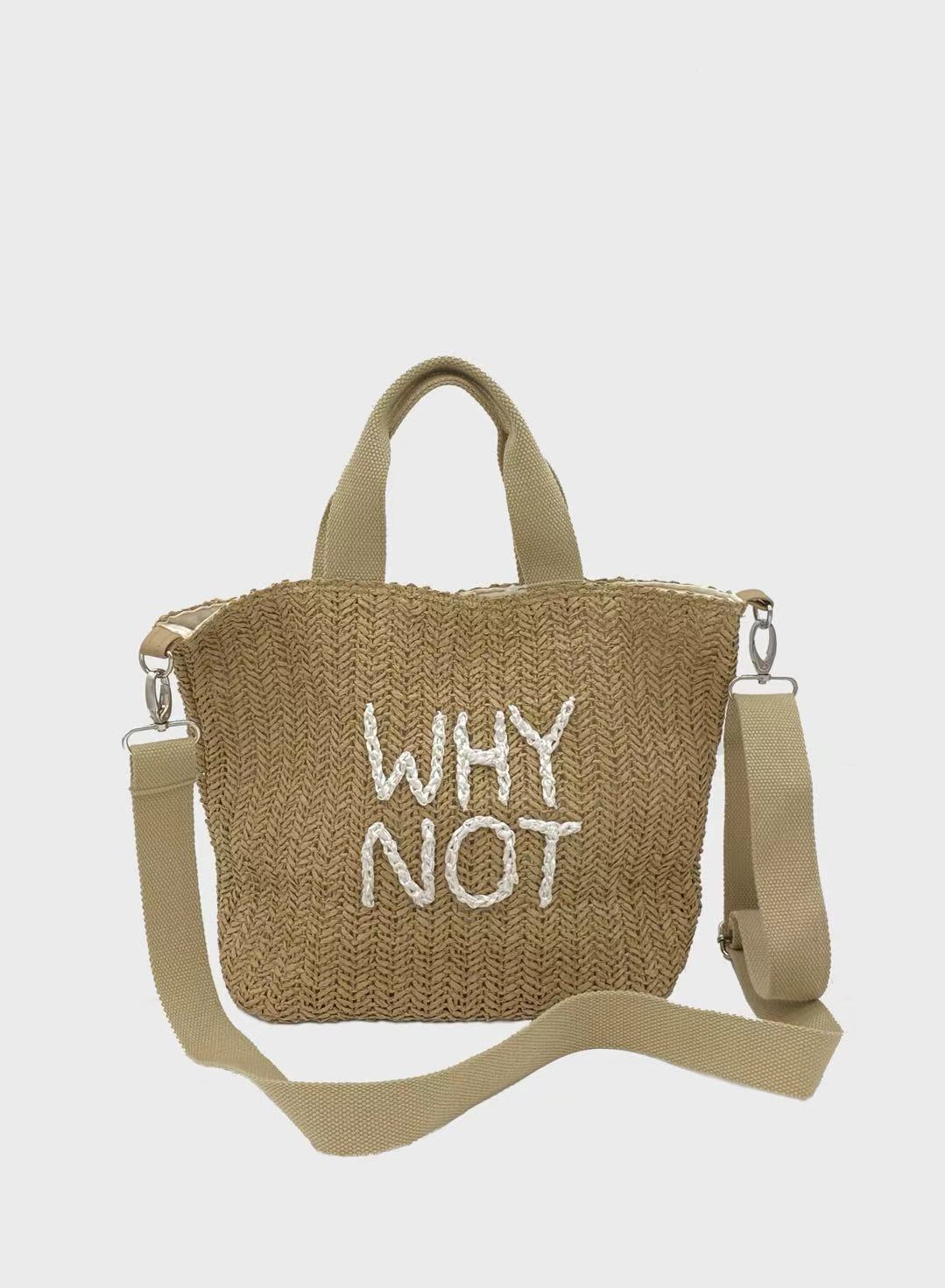 "Why Not" Paper Tote Bag Set