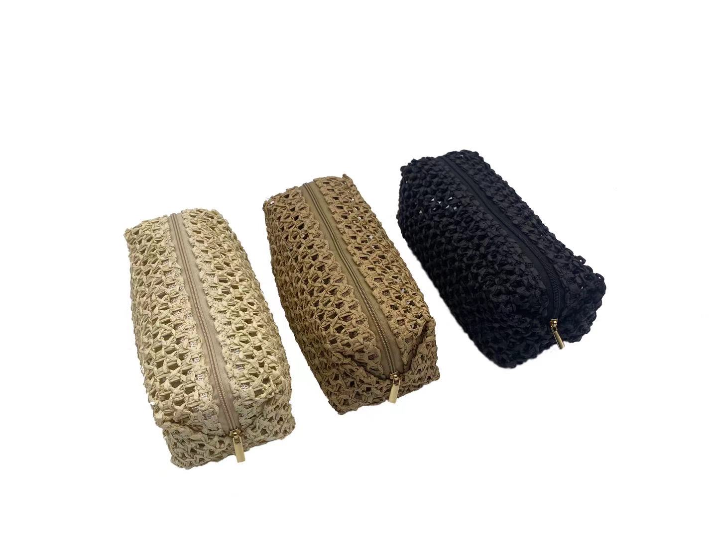 Beach Vacation Crochet Makeup Pouch