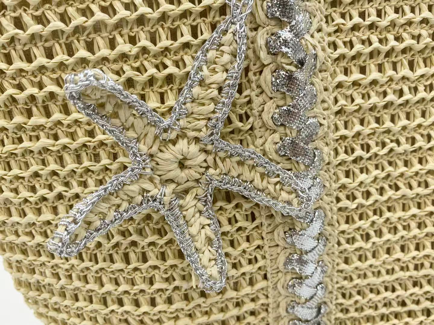 Starfish Sequin Paper Tote Bag Set