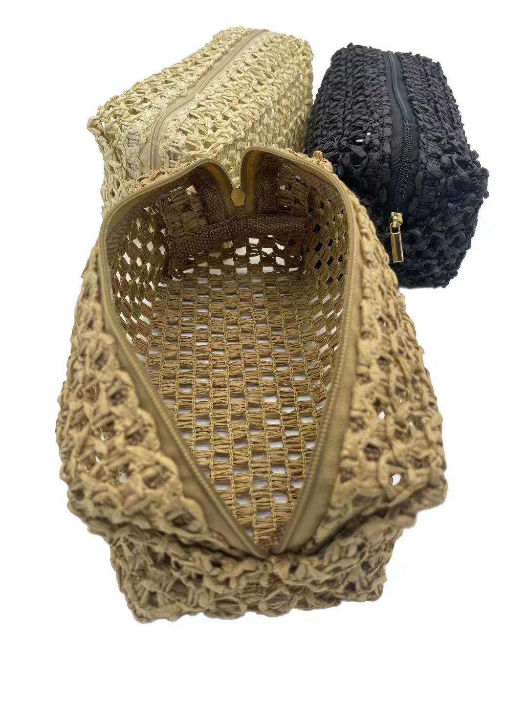 Beach Vacation Crochet Makeup Pouch