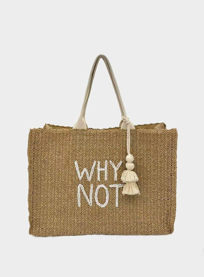 "Why Not" Paper Tote Bag Set