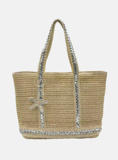 Starfish Sequin Paper Tote Bag Set