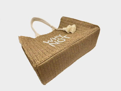 "Why Not" Paper Tote Bag Set